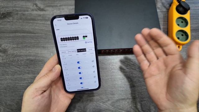 POE 48v коммутатор с удаленным управлением портами с при?