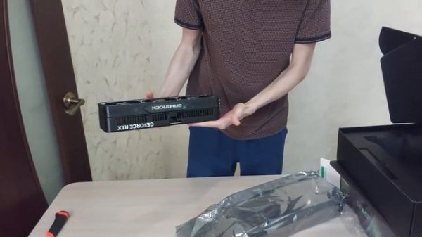 Распаковка видеокарты RTX 5080 PALIT GAMEROCK. Тесты, температур