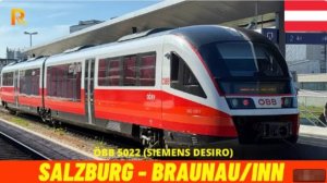 🚄 4К UltraWide ➤ Зальцбург-Таксам-Европарк - Браунау-ам-Инн (ÖBB, Австрия, апрель 2025 г.) #SmartTV