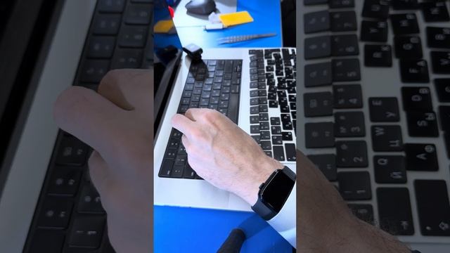 Замена колпачков клавиатуры на РСТ на Macbook Pro 16. До этог смотреть онлайн