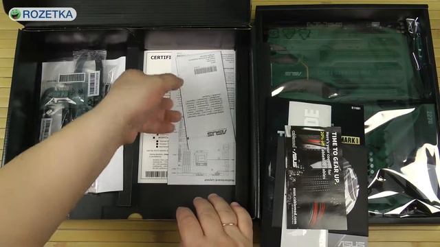 Распаковка Asus TUF Z270 Mark 1