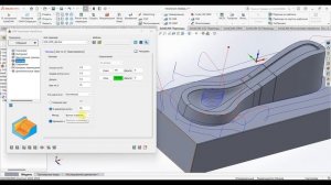 Урок №2 Solidcam, модуль-HSR. Гибридная обработка