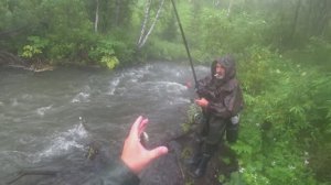 ТАЁЖНАЯ Рыбалка на ХАРИУСА в ДИЧАЙШИХ местах СИБИРИ/ Каждый Заброс РЫБА# попали на клёв ХАРИУСА!!!