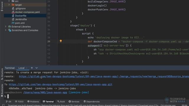 9.9 Deploy to EC2 server from Jenkins Pipeline CI or CD Part 2 смотреть онлайн
