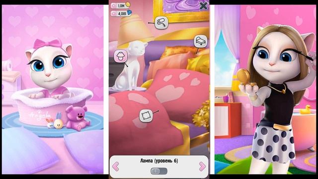 Моя говорящая Анжела #155 Детский игровой мультик для детей! Talking Angela #Мобильные игры смотреть онлайн
