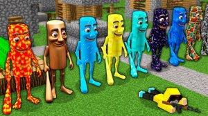 100 НОВЫХ ТУНГ ТУНГ САУРОВ ЗАЩИЩАЮТ МОЮ ДЕРЕВНЮ В МАЙНКРАФТ Дими Minecraft