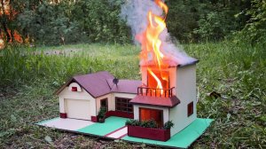 Дом Рика и Морти Сгорел! Эпичный Поджог Модели!