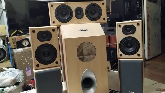 Комплект акустики Sven HT-480 Тест 2 смотреть онлайн