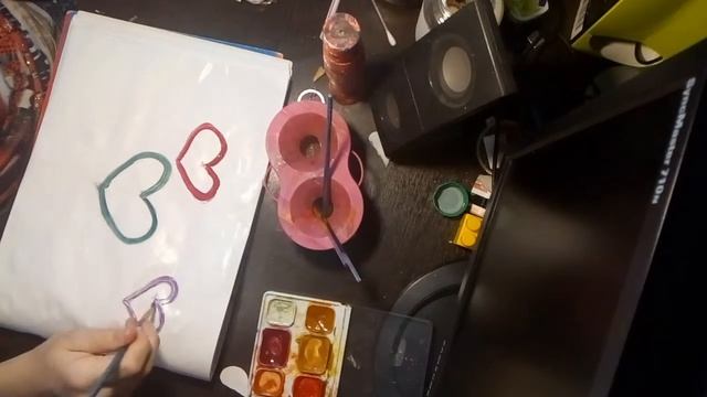 КРЕМ,краски,кисточка,бумага. смотреть онлайн