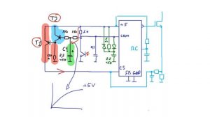 UC3842 и таймер защиты обратной связи.