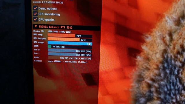 Обзор RTX 3060 Palit Dual Тест Температур! (FurMark 2)