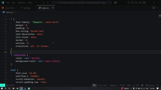 Как настроить внешний вид курсора в Visual Studio Code || Visual Stud смотреть онлайн