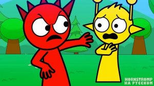 Спрунки Мультфильм 72 - Sprunki Pyramixed: Апгрейд Облика