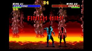 Саб-Зиро Классический [UMK3] ВСЕ ПРИЁМЫ КОМБО ДОБИВАНИЯ ?