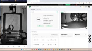 Удаленная печать через интернет на Ender 3 V3 SE в Creality Cloud.
