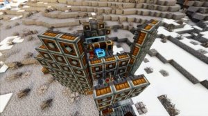 Поезд буровой раскладной тоннелекоп. Minecraft create mod tutorial.