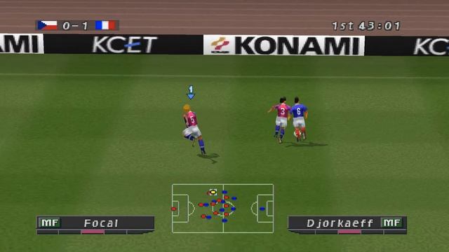 Чехия - Франция футбол ISS 2 PlayStation 1Видео от Gamer Wolf смотреть онлайн