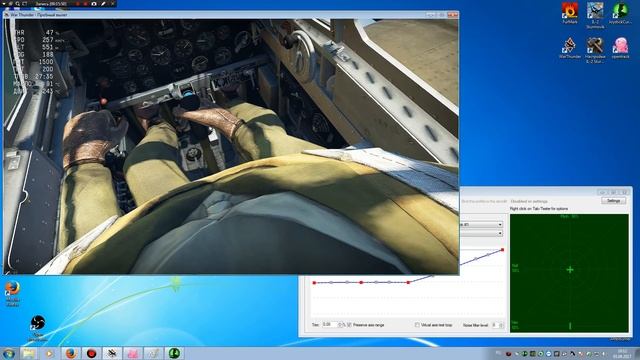 Джойстик Cobra M5 и Joystick Curves в War Thunder смотреть онлайн