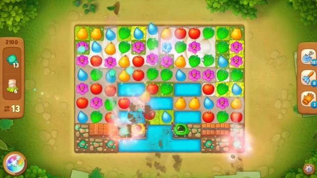 Gardenscapes. 2100 уровень. смотреть онлайн
