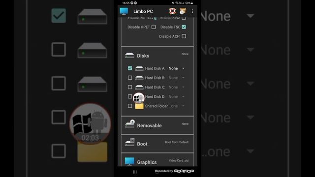 Как же запустить Windows на limbo x86, (Windows emulator на телефон) смотреть онлайн