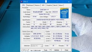 Интересный процессор 🧠 Intel XEON E5 2697A v4 (LGA 2011-3) | Обзор и с