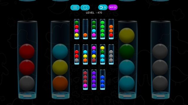 Игра Ball Sort Puzzle-Sort Puzzle 470 уровень смотреть онлайн