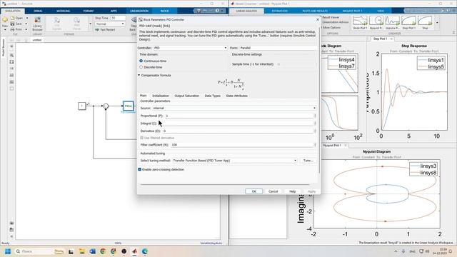 ТАУ. ПИД регулятор в Simulink