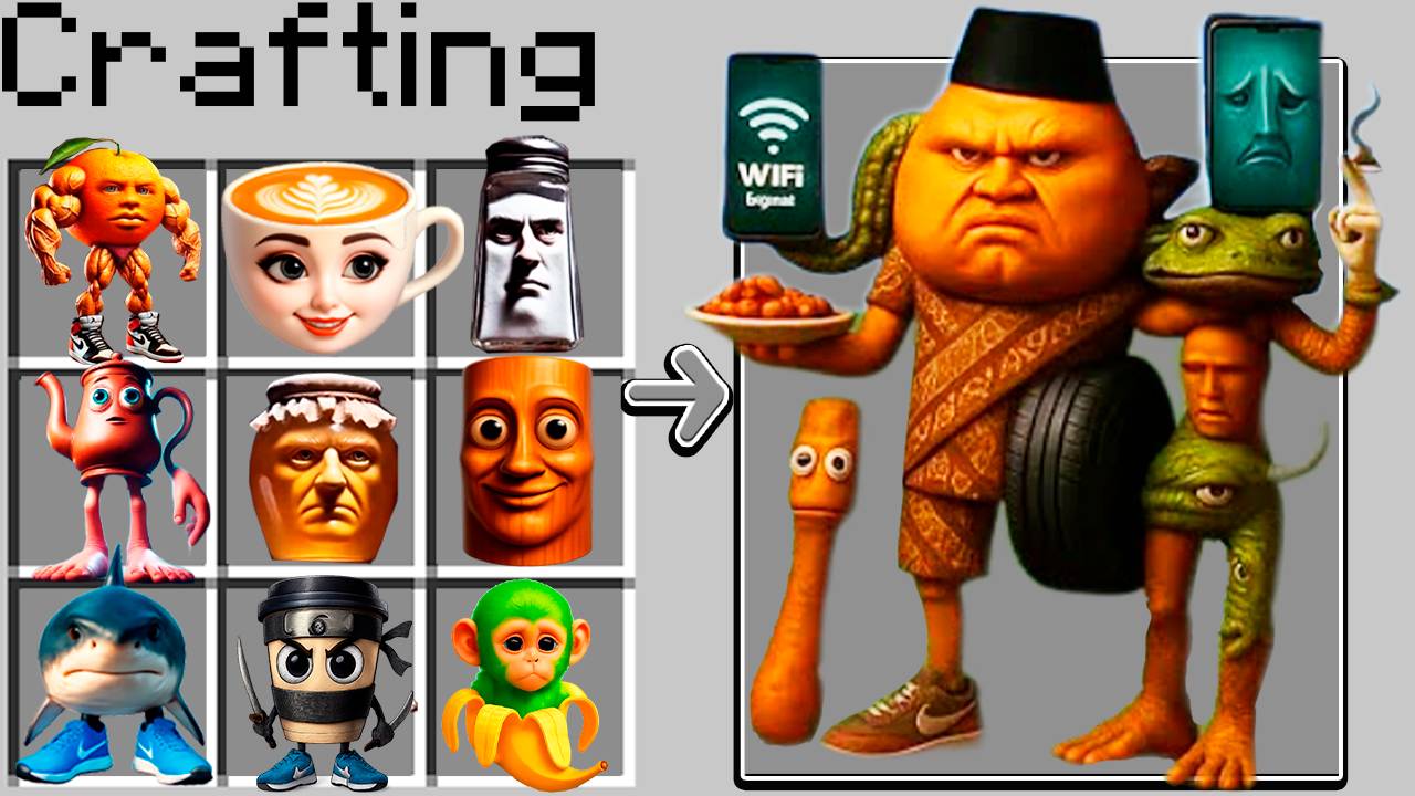 😱 Как СКРАФТИТЬ НОВОГО БРЕЙНРОТ ЖИВОТНОГО В МАЙНКРАФТ ? СЕКРЕТНЫЙ КРАФТ МЕМ БРЕЙНРОТ ЖИВОТНЫЕ смотреть онлайн