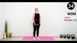 25-минутная силовая тренировка на все тел с одной гантелью. БЕЗ ПРЫЖКОВ и БЕЗ ПОВТОРОВ.