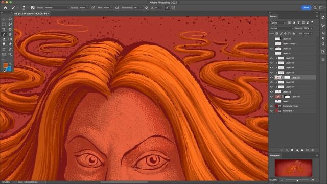Как нарисовать в фотошопе русалку смотреть онлайн