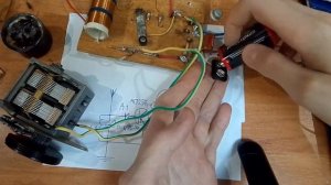 Детекторный приёмник с однотранзисторным усилителем.