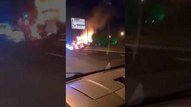 Пожар. Сахара. МКАД