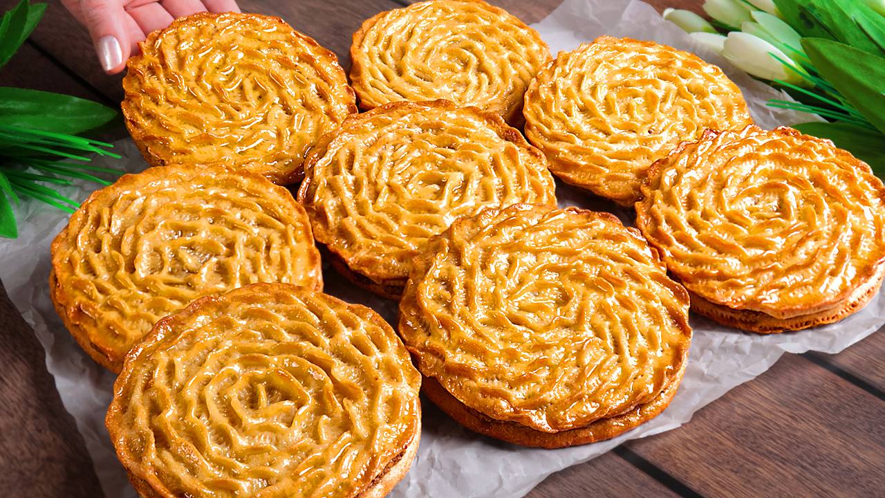 Никто не догадается, как вы его сделали! Красивое Печенье, вкуснее, чем в магазине! К чаю. смотреть онлайн