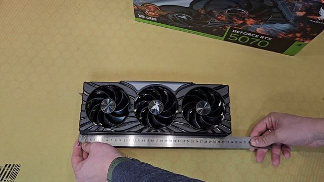 Распаковка и обзор видеокарты NVIDIA Gainward GeForce RTX 5070 Phoenix 12