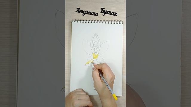 Костюм балерини. Ескіз.  Майстер-клас ©