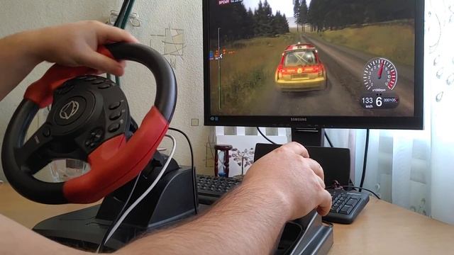 Игровой руль Manta MM632TT ручник + коробка передач смотреть онлайн
