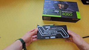 Распаковка и обзор KFA2 GeForce RTX 4060 CORE Black