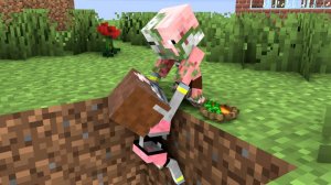 Маленькая девочка-скелет и маленький зомби-свиночеловек - Грустная история— Мультик с Персонажами Ма