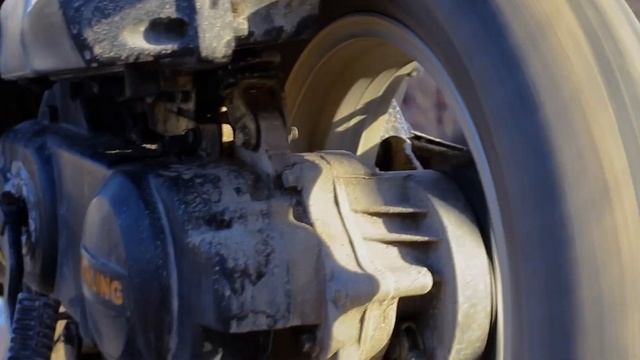 Скутер Honling Viking - работа электростартера, двигателя, ск