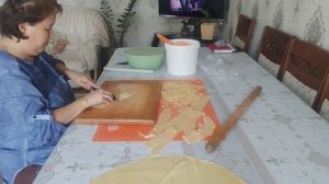 Домашняя яичная лапша /Сушу и храню все просто