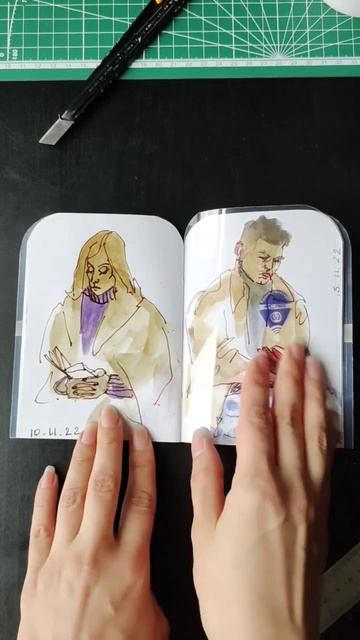 ЗИН с метроскетчами! Сейчас в Ставрополе на фестивале Жердёла #artshorts #zine #зин смотреть онлайн