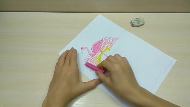 Flomingo/ фламинго на закате/ Easy drawing смотреть онлайн
