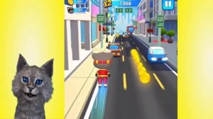 Говорящий Том Погоня Героев #1 Talking Tom Hero Dash! Супергерои против енотов!