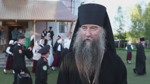 Интервью епископа Кирилла после всенощной в Никольском храме c. Никольское