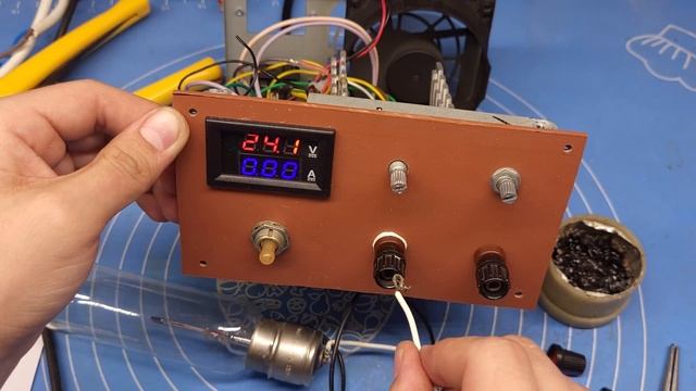 Ремонт переделанного регулируемого блока питания из ?