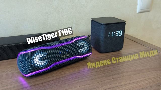 WiseTiger F10C. Обзор. Красивая портативная Bluetooth колонка с х? смотреть онлайн