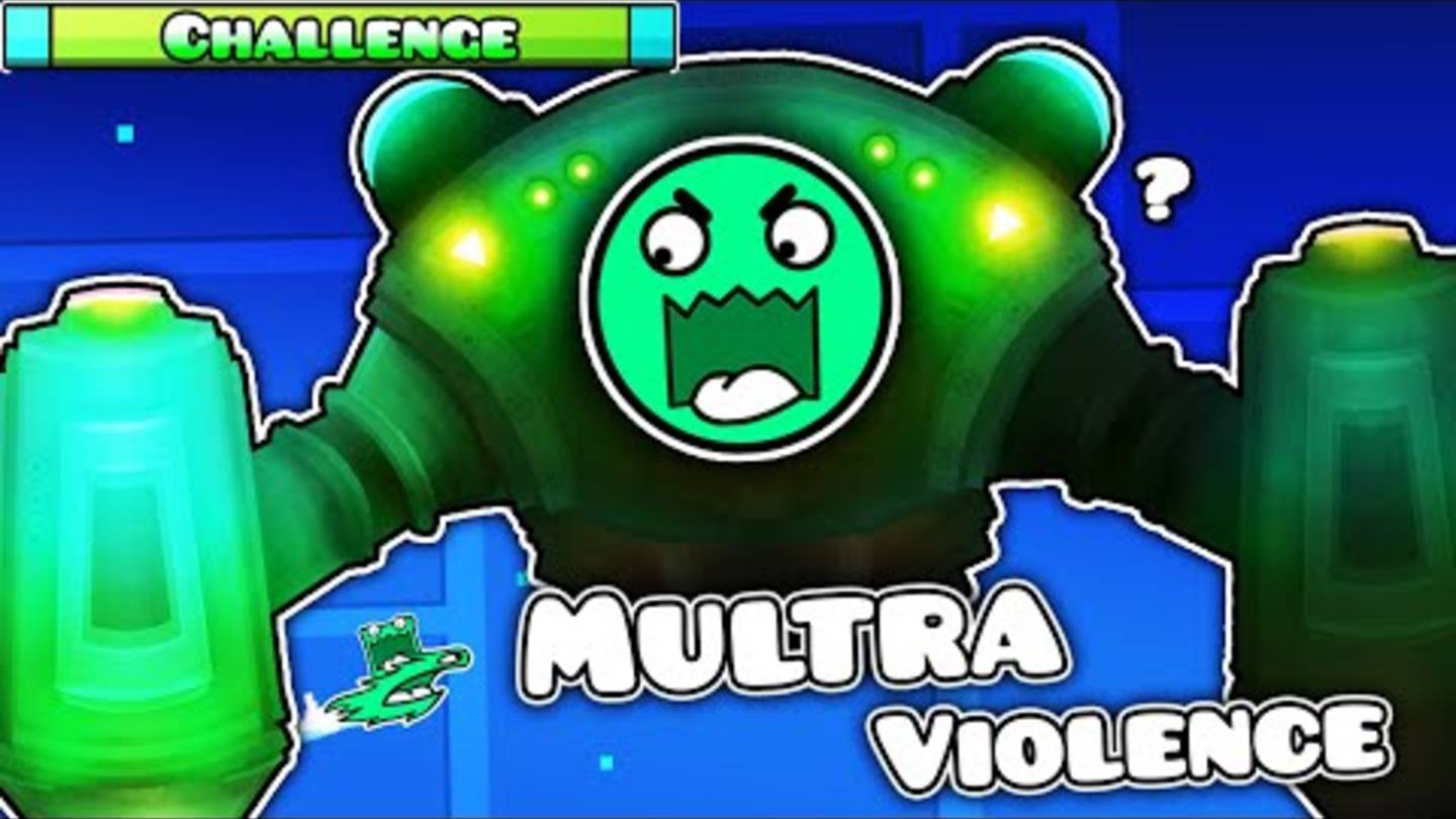 Multra Violence | "Mulpan Challenge #25" | Geometry dash 2.11Мультра | "Испытание Малпана #25 смотреть онлайн