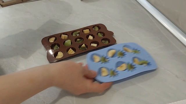 Конфеты: банан и киви в шоколаде/ /без заморочек