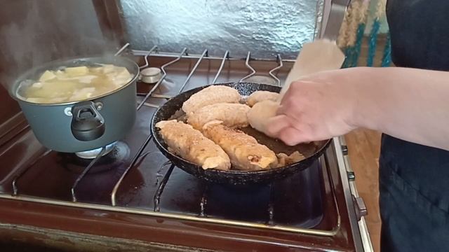 Мясные рулетики /Необычное картофельное пюре/Рыбка 👍