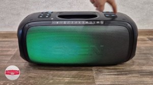 SVEN PS-860 колонка портативная для вечеринок с Bluetooth, кара?